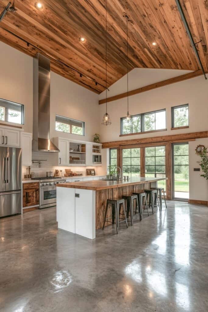 Barndominium kitchen