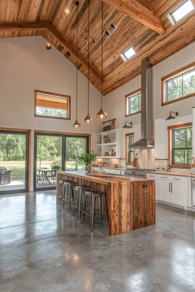 Barndominium kitchen