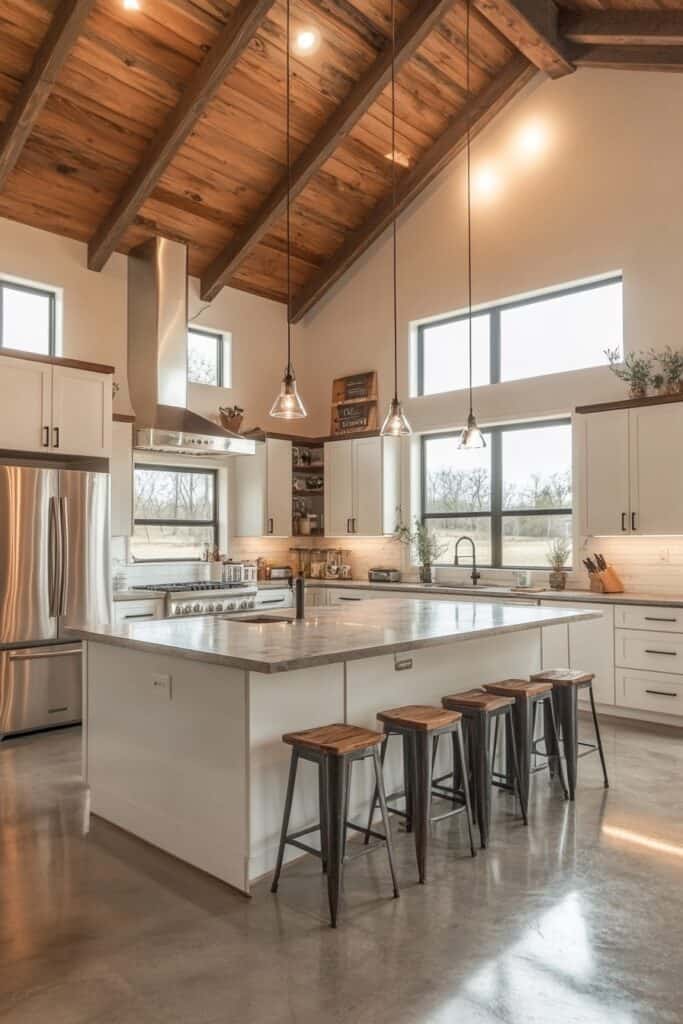 Barndominium kitchen