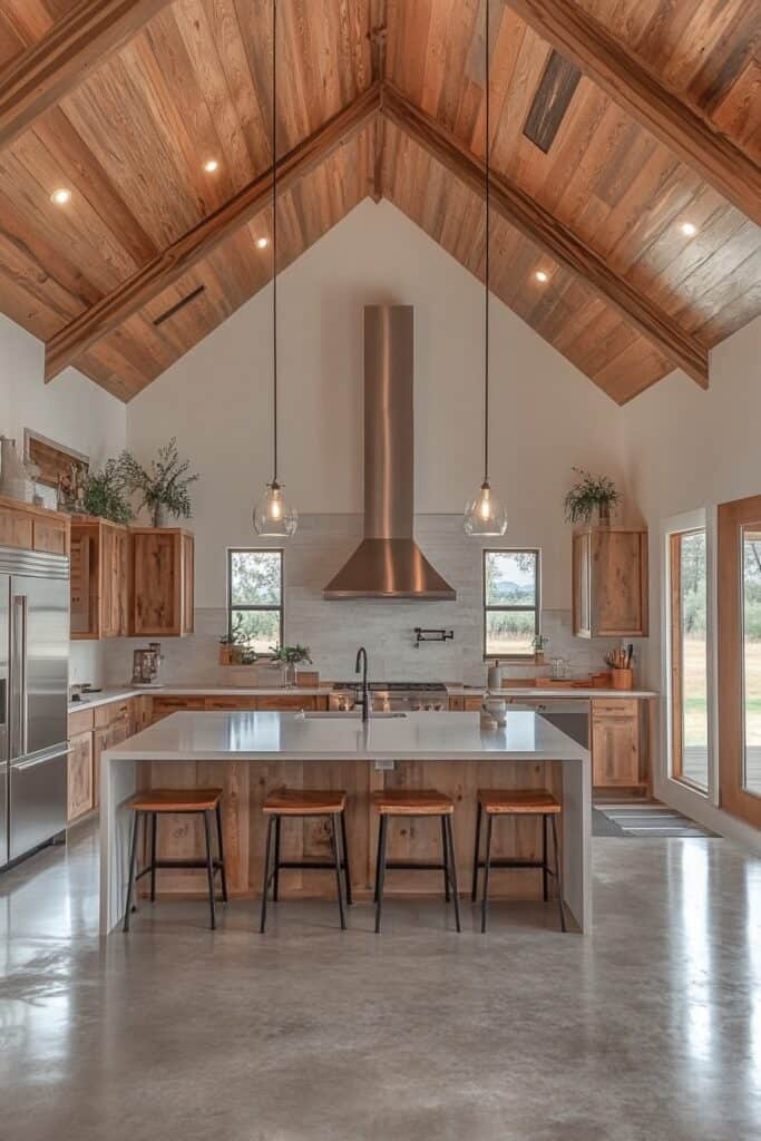 Barndominium kitchen