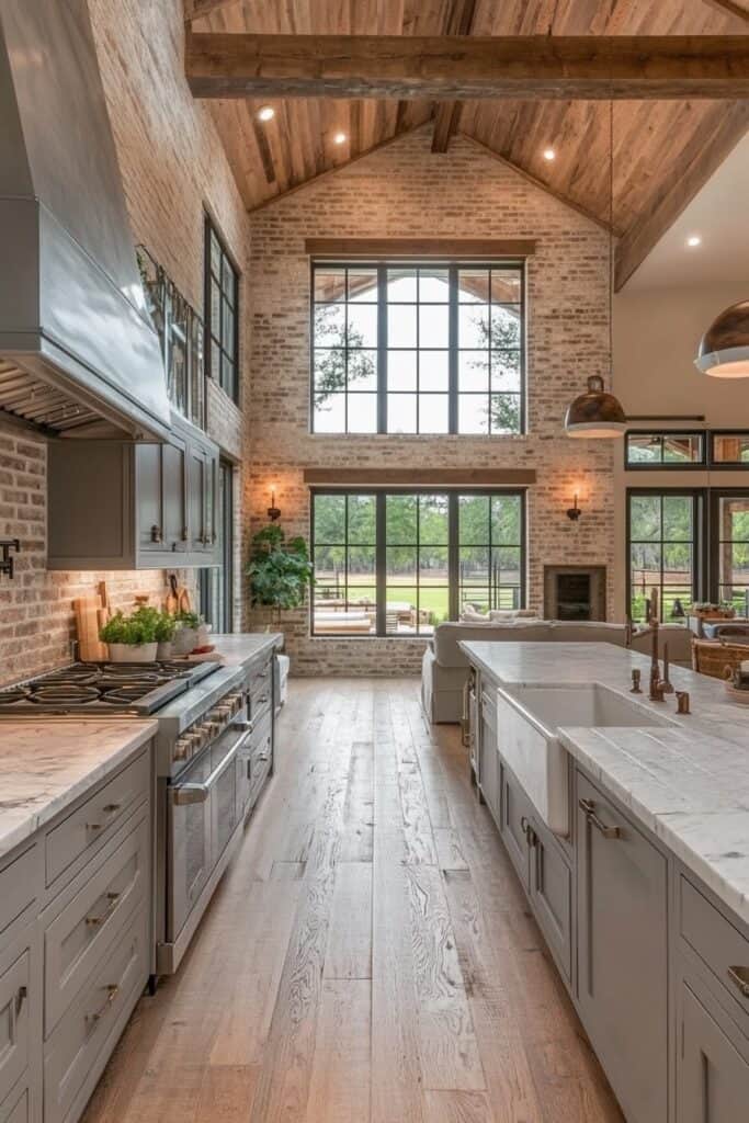 Barndominium kitchen