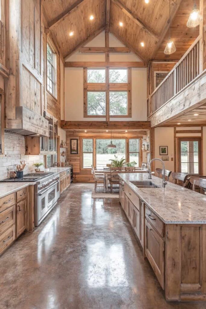 Barndominium kitchen