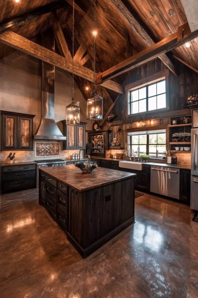 Barndominium kitchen