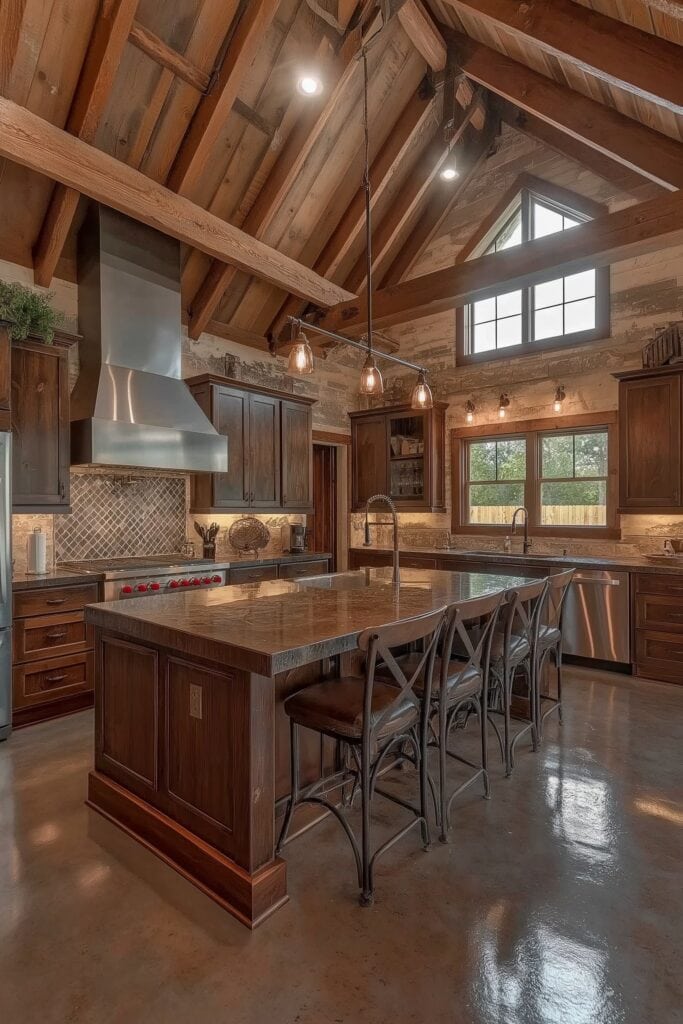 Barndominium kitchen