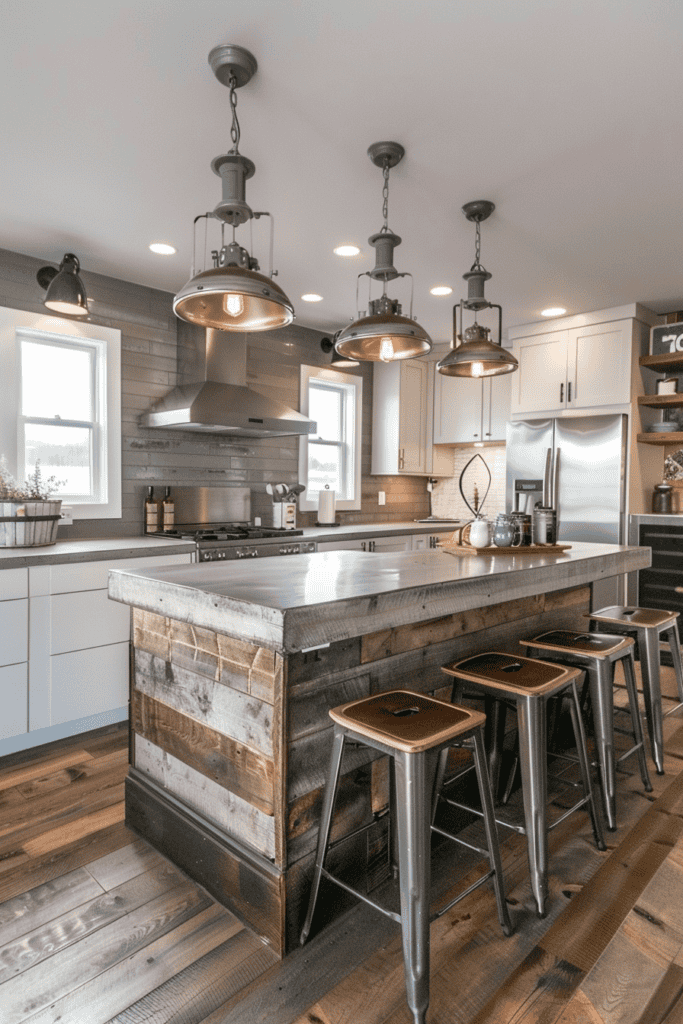 Farmhouse Industrial Kitchen 