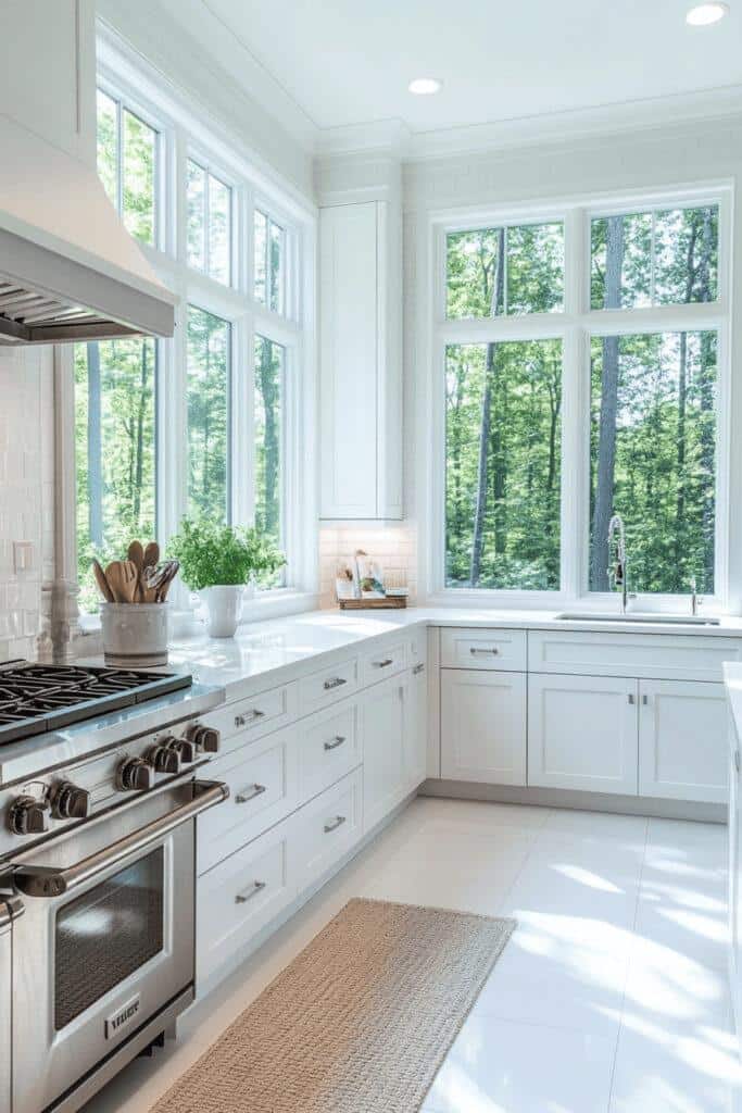 White kitchen