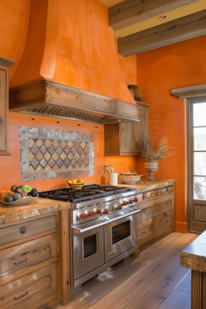 Tuscan orange cuisine