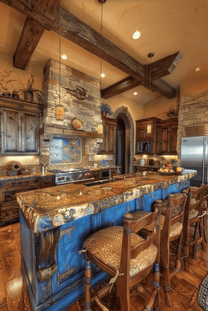 West kitchen with a rustic mood