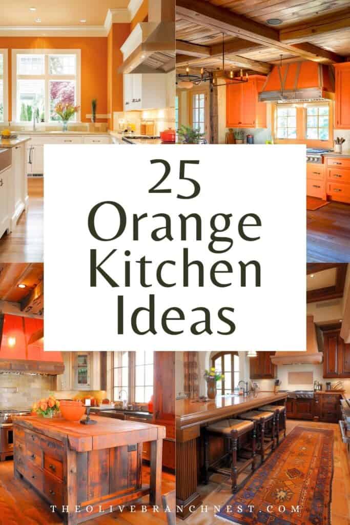 25 orange kitchens 