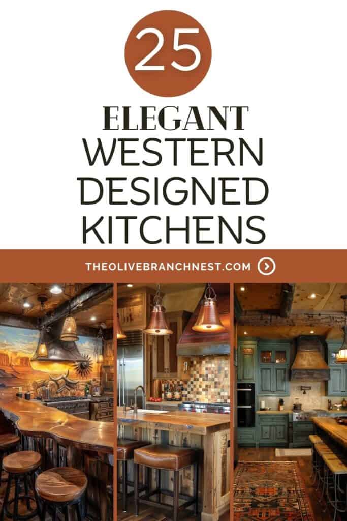 Kitchen design in western style